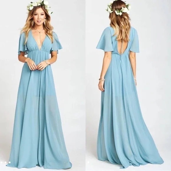 faye flutter maxi dress NWT Show me your Mumu Faye Flutter Maxi